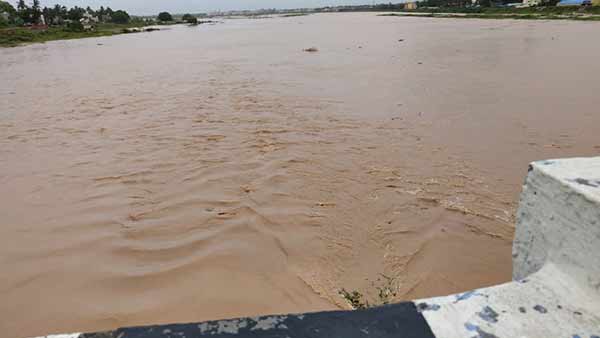 Heavy rains Cuddalore turned into a sea floods in the fields - Farmers in tears Heavy rains Cuddalore turned into a sea floods in the fields - Farmers in tears