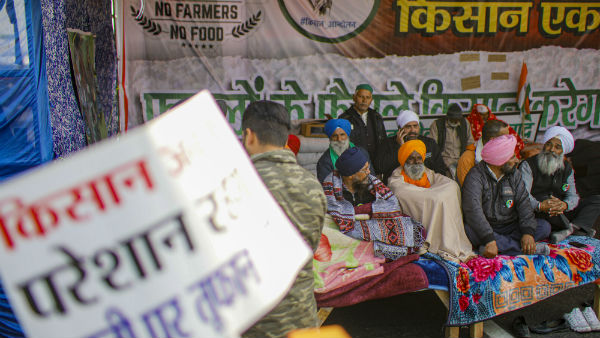 Today the farmers are in talking with the central government 