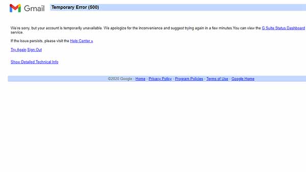 Google applications including YouTube, Gmail and Docs suffer rare outage 