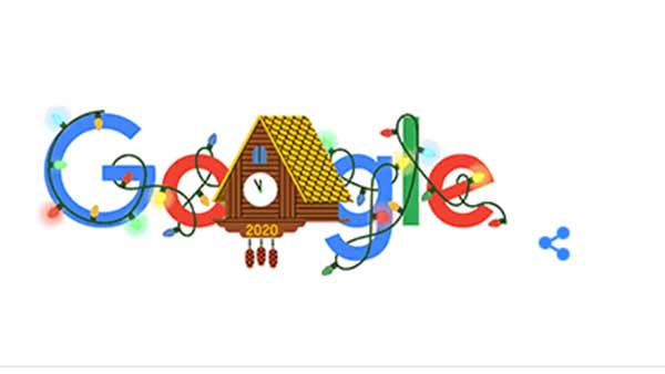 New Years Eve 2020: Google Doodle new year creatives 