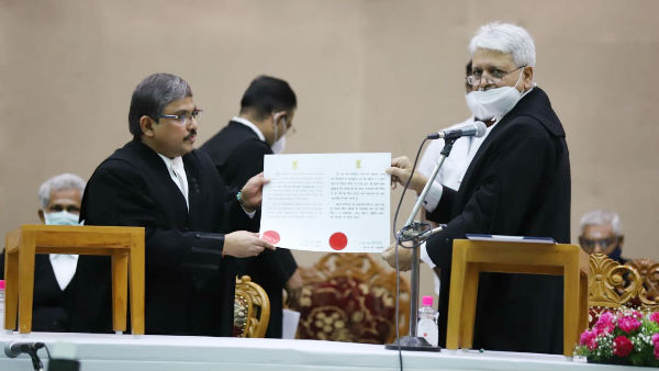 10 newly appointed judges of the Chennai High Court took office 10 newly appointed judges of the Chennai High Court took office