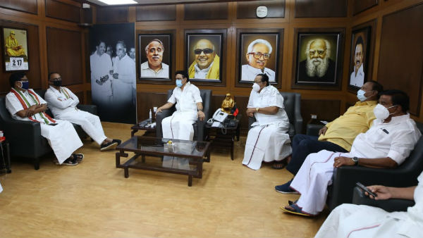 ஸ்டாலின் -தினேஷ் குண்டுராவ் சந்திப்பு 