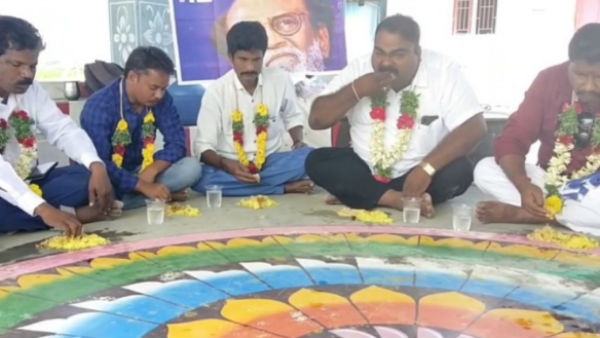 Rajinikanth fans who ate mud rice and paid their dues to god 