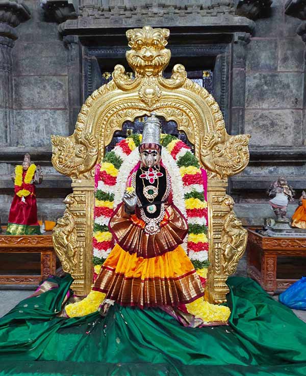 Margazhi month Sriranganathar devine gift to Thiruvanaikal Akilandeswari 
