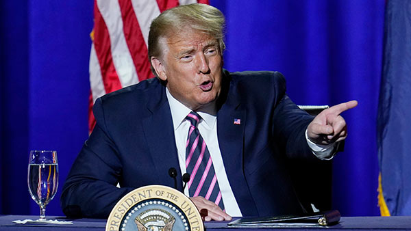 செய்தியாளர்களைச் சந்திக்க மறுக்கும் டிரம்ப் 