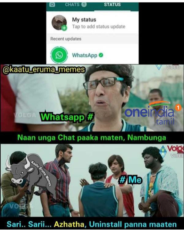 Viral memes collection on Whatsapp status