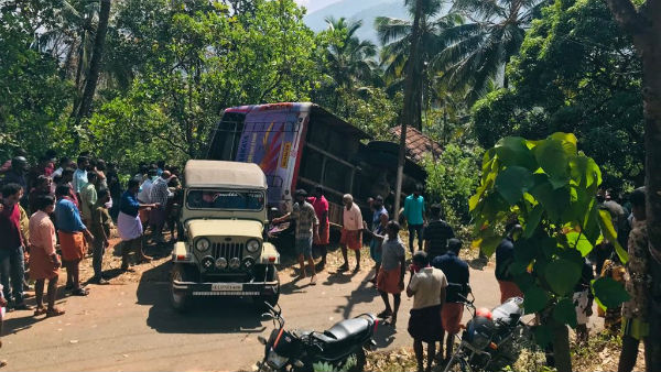 6 dead as bus falls on a house in Kerala 