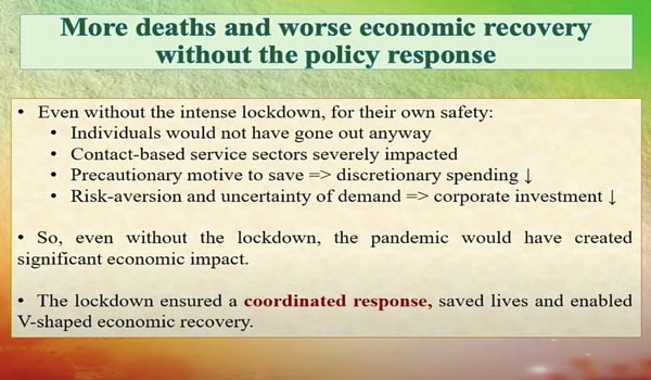 Intense lockdown in India saves human life and economic recovery: Arvind Subramanian 