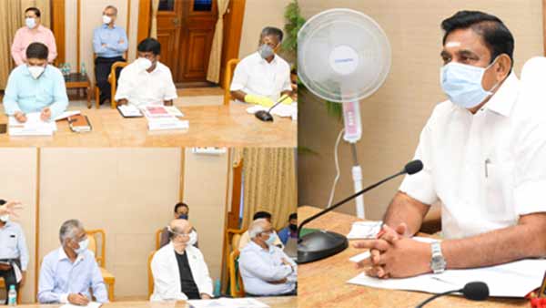 கலெக்டர்களுடன், முதல்வர் ஆலோசனை 