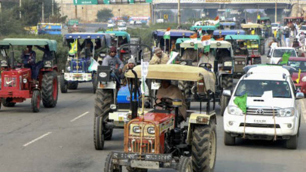டிராக்டர் பேரணி நடக்கும் 