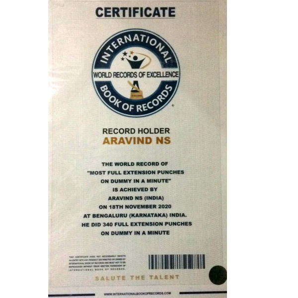 BANGALORE BOY ENTERS INTERNATIONAL BOOK OF RECORDS 