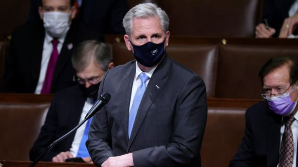 House Minority Leader McCarthy: Trump bears responsibility for Capitol attack House Minority Leader McCarthy: Trump bears responsibility for Capitol attack