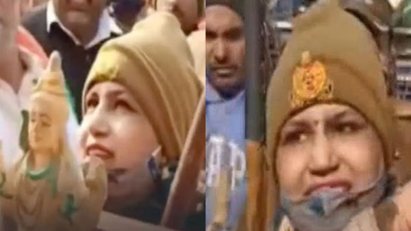 Farmer’s Daughter, Cant Betray My Uniform Woman Cop delhi farmers Protest Farmer’s Daughter, Cant Betray My Uniform Woman Cop delhi farmers Protest