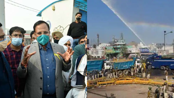 delhi minister satyendar jain about police stopped water tankers farmers protest delhi minister satyendar jain about police stopped water tankers farmers protest