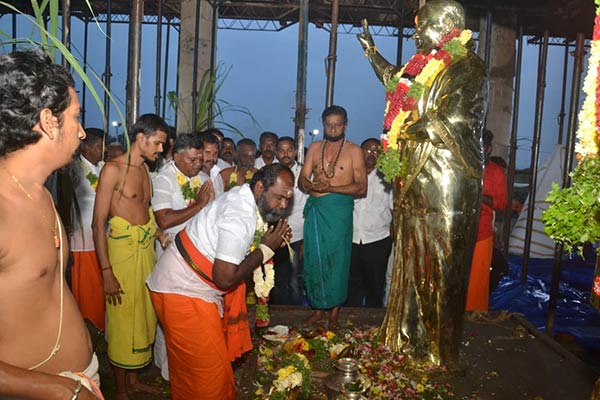  Deputy CM speech at MGR-Jayalalithaa temple in T.Kunnathur 