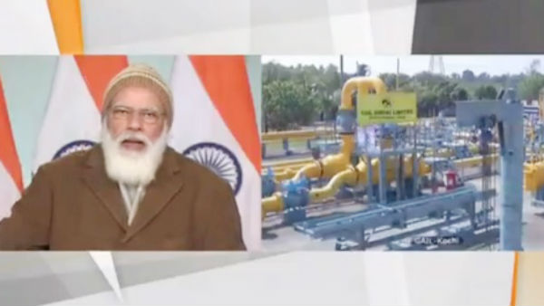 Kochi mangaluru natural gas pipeline project: Modi dedicated to the people Kochi mangaluru natural gas pipeline project: Modi dedicated to the people