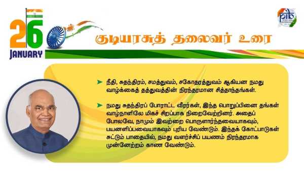 President Ram Nath Kovind Address On the eve of 72nd Republic Day