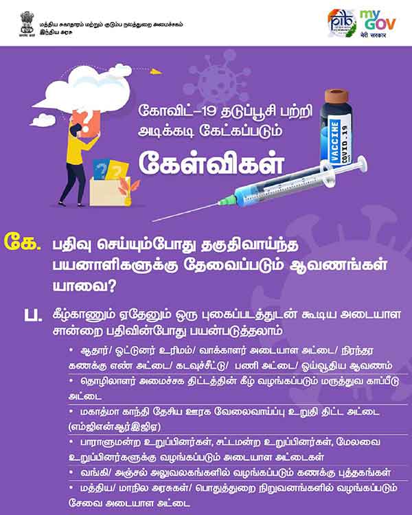 Question and Answers on Covid19 Vaccine