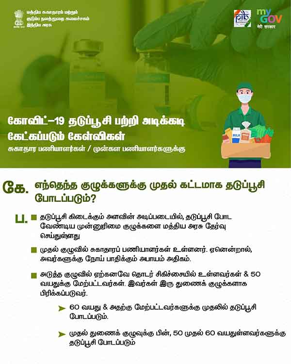 Question and Answers on Covid19 Vaccine