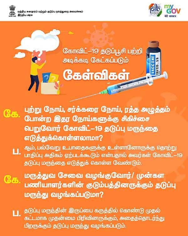 Question and Answers on Covid19 Vaccine