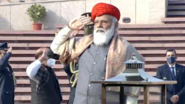 வித்தியாசமான தலைப்பாகை 