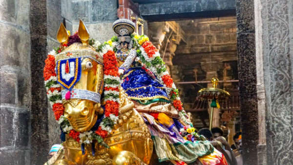 Namperumal who saw Parivetta in Srirangam, Trichy 