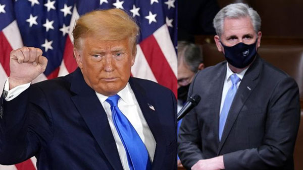 House Minority Leader McCarthy: Trump bears responsibility for Capitol attack House Minority Leader McCarthy: Trump bears responsibility for Capitol attack