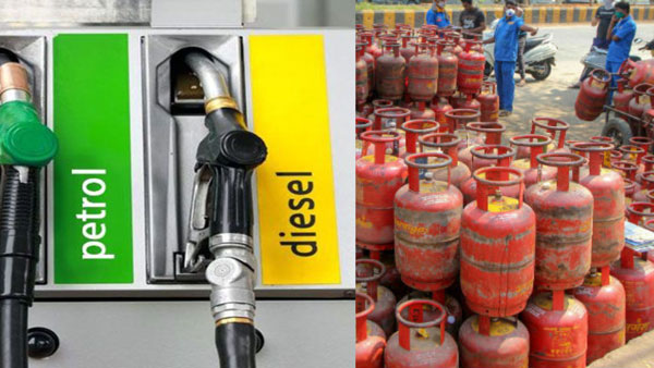 Petrol and diesel Price rate hike - LPG gas cylinder price hike Rs 25 Petrol and diesel Price rate hike - LPG gas cylinder price hike Rs 25