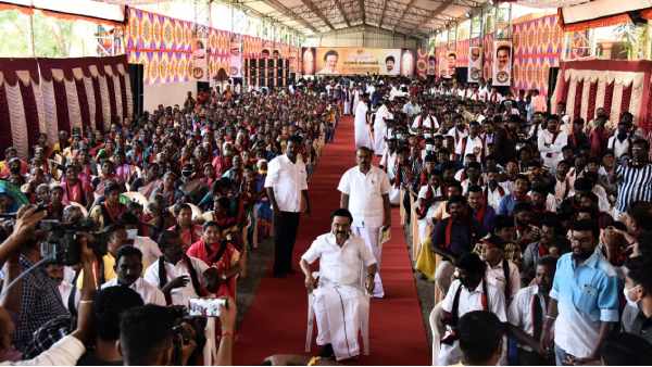 In Tenkasi district,537 first time voters joined to DMK 