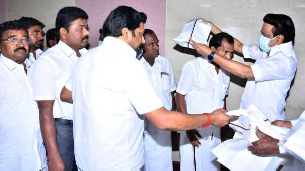 Namakkal district ADMK Key figures joined DMK 