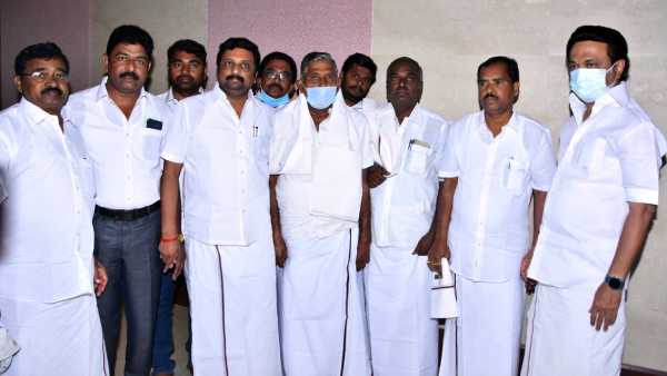 Namakkal district ADMK Key figures joined DMK 