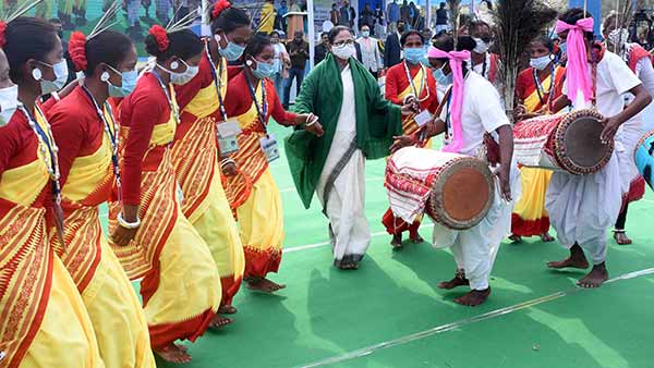 Mamata Banerjees Tribal dance video goes viral 