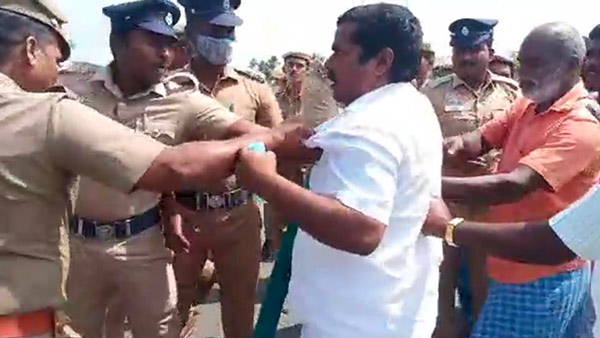 MK Stalin condemns arrest of Cauvery Delta Farmers Association President Elankeeran MK Stalin condemns arrest of Cauvery Delta Farmers Association President Elankeeran