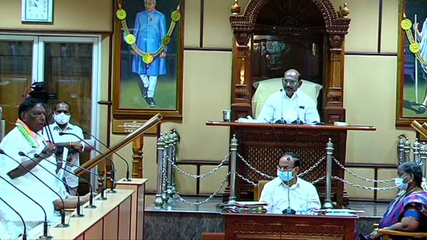 புதுவை நம்பிக்கை வாக்கெடுப்பு புதுவை நம்பிக்கை வாக்கெடுப்பு