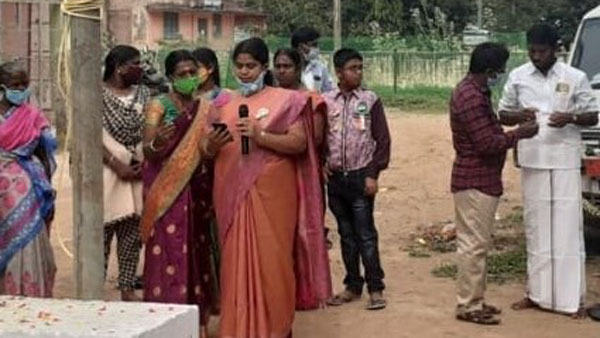 BDO that do not respect the female Chairman in pudukkottai district 