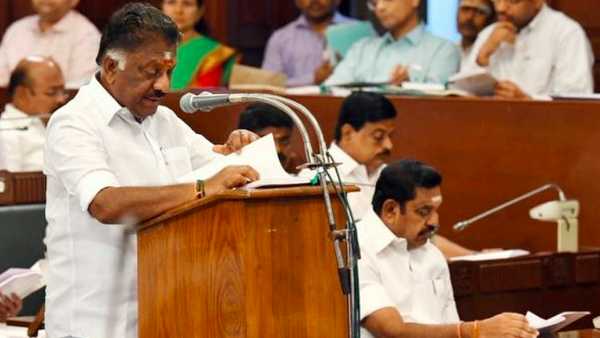 Deputy CM OPS to present Tamil Nadu interim budget on February 23 Deputy CM OPS to present Tamil Nadu interim budget on February 23