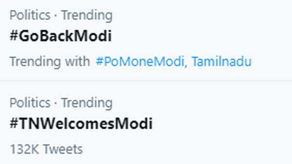 #GoBackModi டிரெண்டிங் 