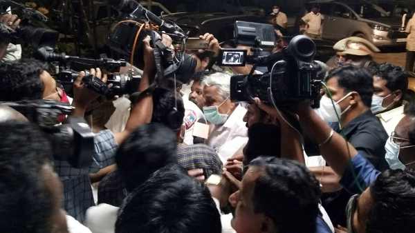 TamilNadu assembly election 2021: Congress leaders discuss at Sathyamoorthy Bhavan in Chennai 