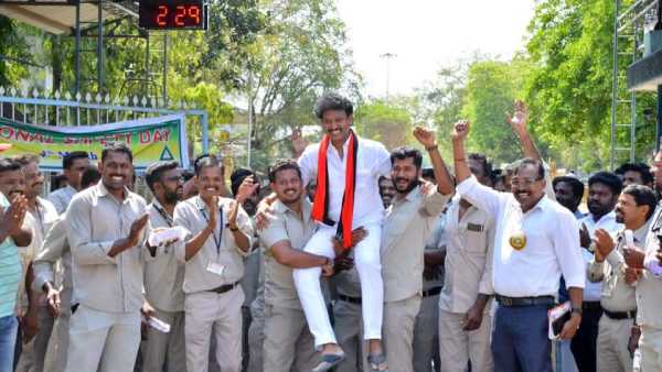 Anbil mahesh poyyamozhi campaign in Thiruverumbur 