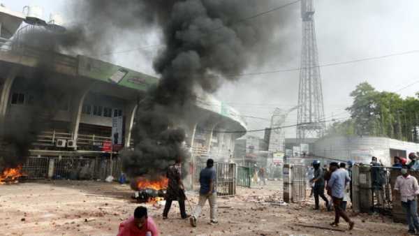 டாக்காவிலும் போராட்டம் 