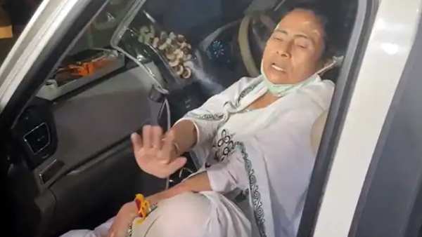 Mamta Banerjee was attacked today in Nandigram 