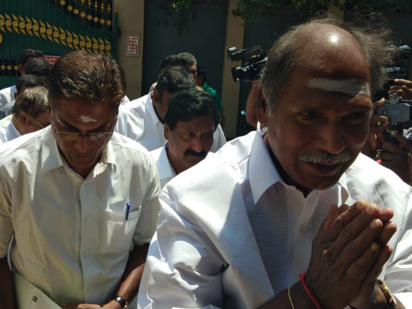 அமைச்சரான என். ரங்கசாமி 