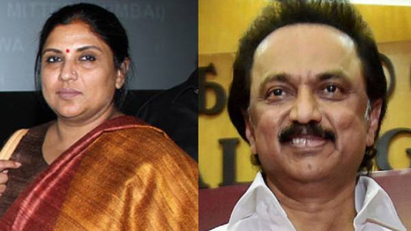 MNM workers Sripriya teasing Stalin for Rs 1000 announcement MNM workers Sripriya teasing Stalin for Rs 1000 announcement