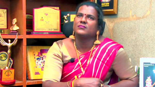 திமுகவுக்கு நன்றி சொன்ன திருநங்கை 
