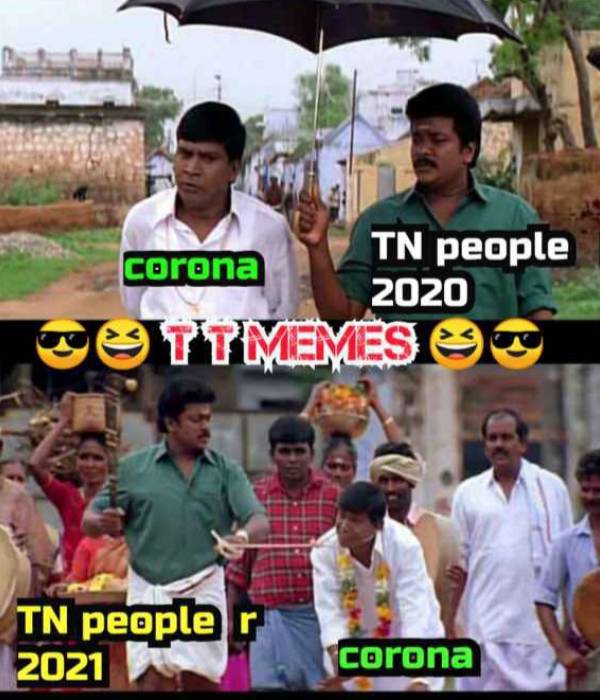 Viral memes collection on corona