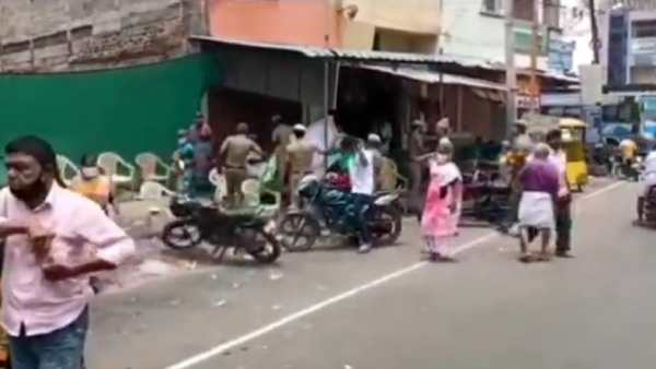 DMK-BJP clash at Pallapatti polling booth in Aravakurichi constituency 