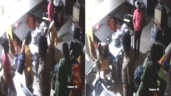 Coimbatore cop caught on camera beating up hotel staff - SHRC issues notice 