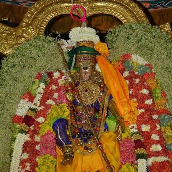 முடி சூட்டிக்கொண்ட அம்மன் 