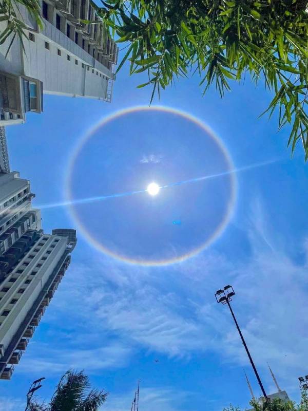 வண்ணமயமான ஒளிவட்டம் 