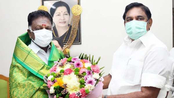 Edappadi Palanisamy meets O Panneerselvam after announcing as opponent leader